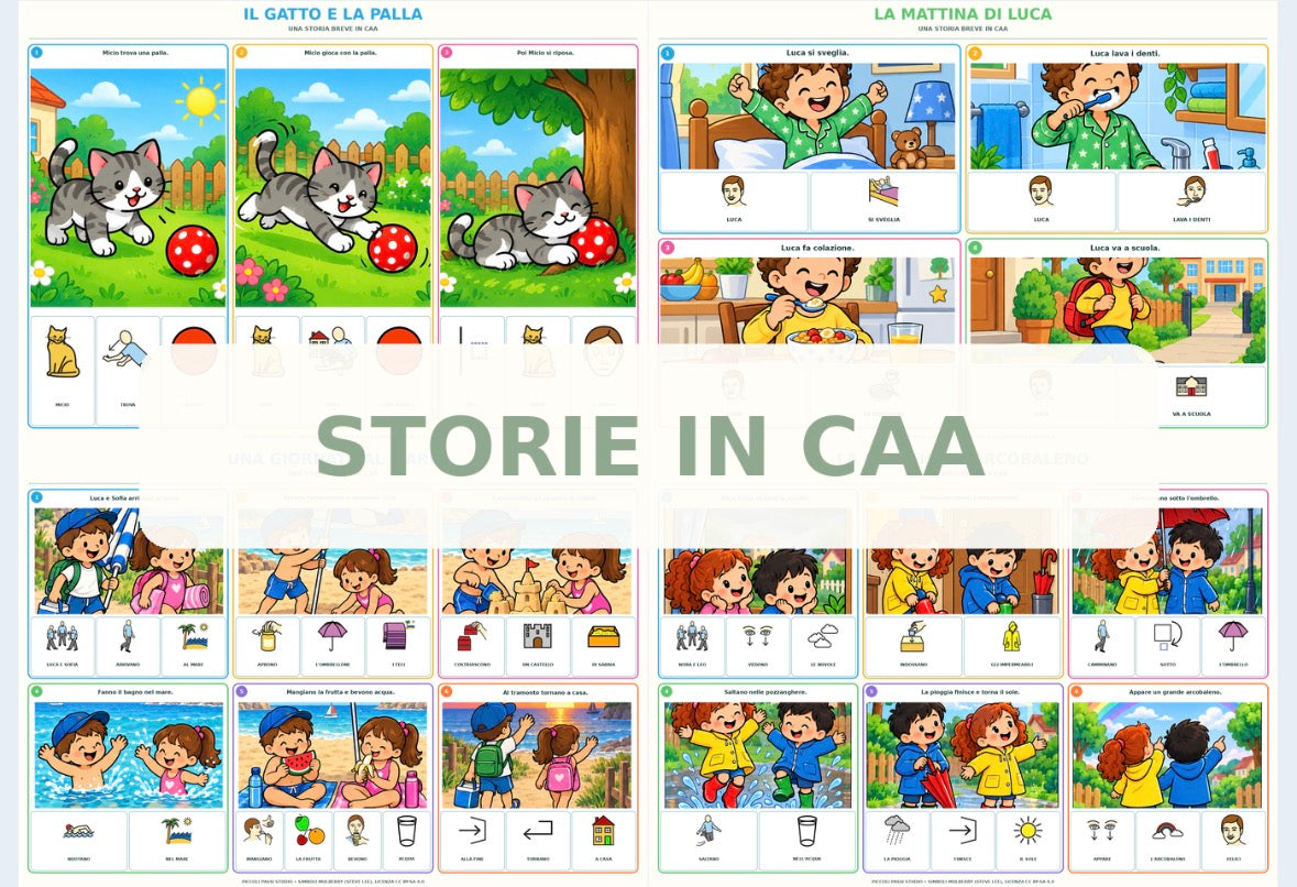 CAA e storie – Emozioni e routine | 35 pagine stampabili