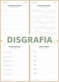 Disgrafia: piccoli gesti, grandi progressi – 20 pagine