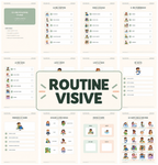 Anteprima delle schede illustrate per le routine quotidiane